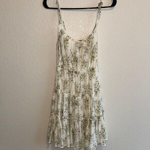 Altar'd State White Smocked Tiered Sundress